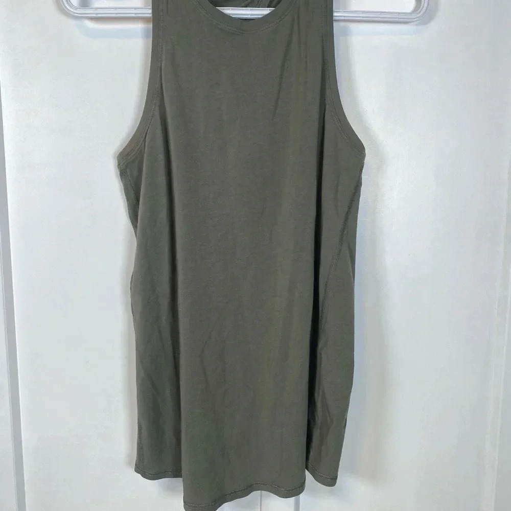 Lululemon Athletica Olive Green Tank Top